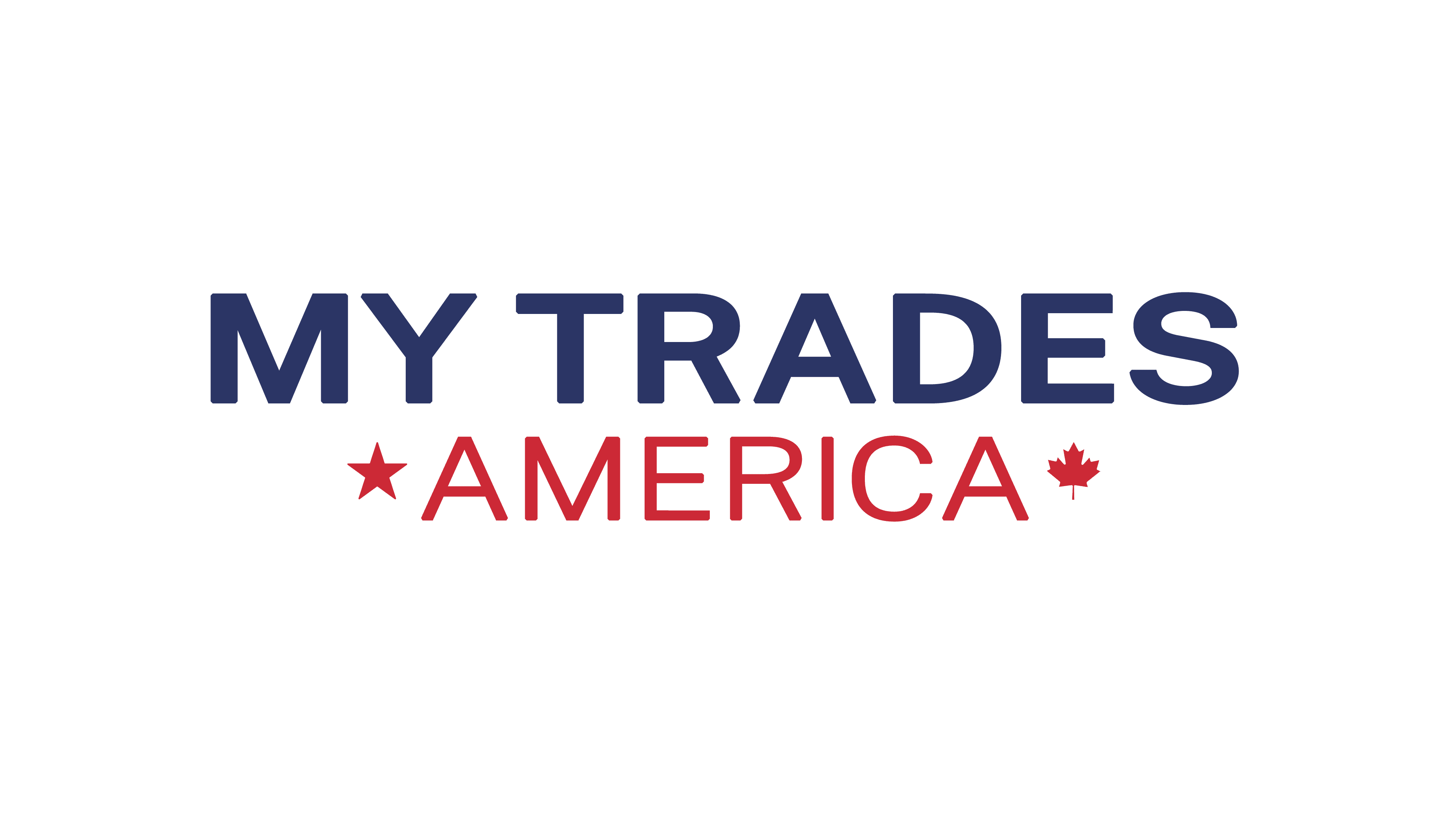 My Trades America text on black background.